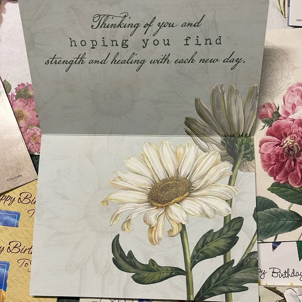 BRAND NEW 15 MIXED LOT OF GREETING CARDS FOR BIRTHDAY, GET WELL, SYMPATHY, Etc